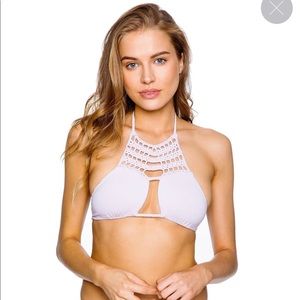 Frankie’s Bikinis Mimi Top in Lavender